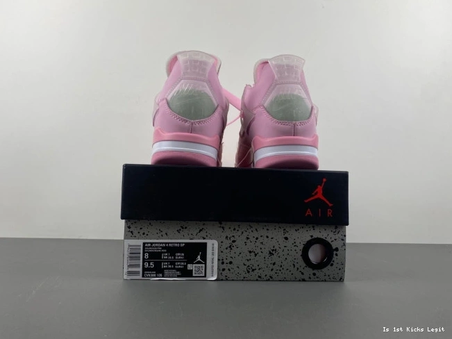 X 4 JORDAN OFF-WHITE PINK 0726